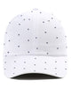 Imperial Alter Ego Cap - X210R White Cap with Navy Blue Star Pattern