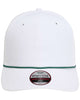 White / Dark Green 7054