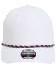 White / Navy / White / Red 7054