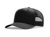Richardson 112FPC Five-Panel Champ Trucker Hat in Black