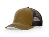 Richardson 112WH Hawthorne Waxed Trucker Hat in Whiskey/ Brown