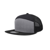 Decky 7 Panel High Profile Flat Bill Snapback