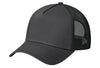 Graphite and Black mesh New Era trucker cap
