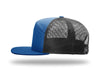 Side view of the Richardson168  7-Panel Trucker Hat