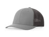 Richardson 173 Hood River Performance Trucker Hat in Cement Grey/ Dark Charcoal