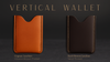 Vertical Leather Wallet