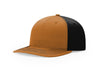 Richardson 312 Solid Twill Trucker Hat in Caramel/ Black