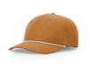Richardson 355 Laser Perf Performance Rope Cap in Clay/ White Black