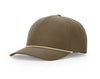 Richardson 355 Laser Perf Performance Rope Cap in Dark Loden/ Tannin Grey