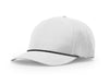Richardson 355 Laser Perf Performance Rope Cap in Silver/ Black Silver