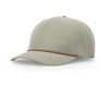 Richardson 355 Laser Perf Performance Rope Cap in Trenchcoat/ Russet Grey