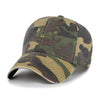 47 Brand Clean Up Cap in Camo with Adjustable Buckle.