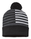 Cap America Half Color Beanie