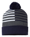 Cap America Half Color Beanie