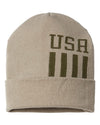 Patriotic Cuffed Beanie