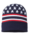 Patriotic Cuffed Beanie