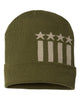 Patriotic Cuffed Beanie