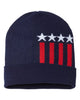 Patriotic Cuffed Beanie