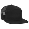 7 Panel Pro Style Mesh Back Trucker Snapback Hat - Custom Patch Ready