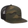 7 Panel Pro Style Mesh Back Trucker Snapback Hat - Custom Patch Ready