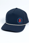 7 Panel Pro Style Mesh Back Trucker Snapback Hat - Custom Patch Ready