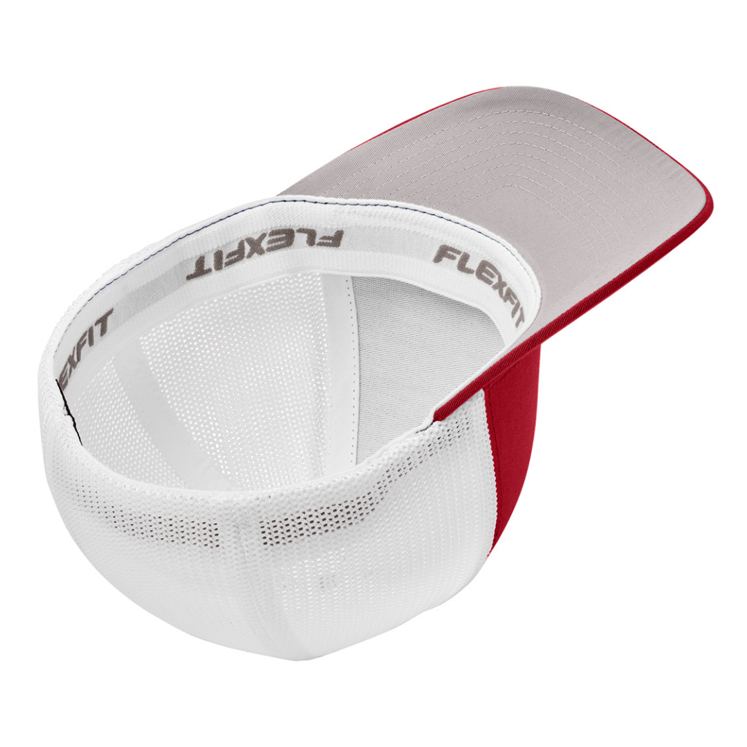 $24.95 Fitted Flexfit Cap w/Free Custom Engraved Leather Patch