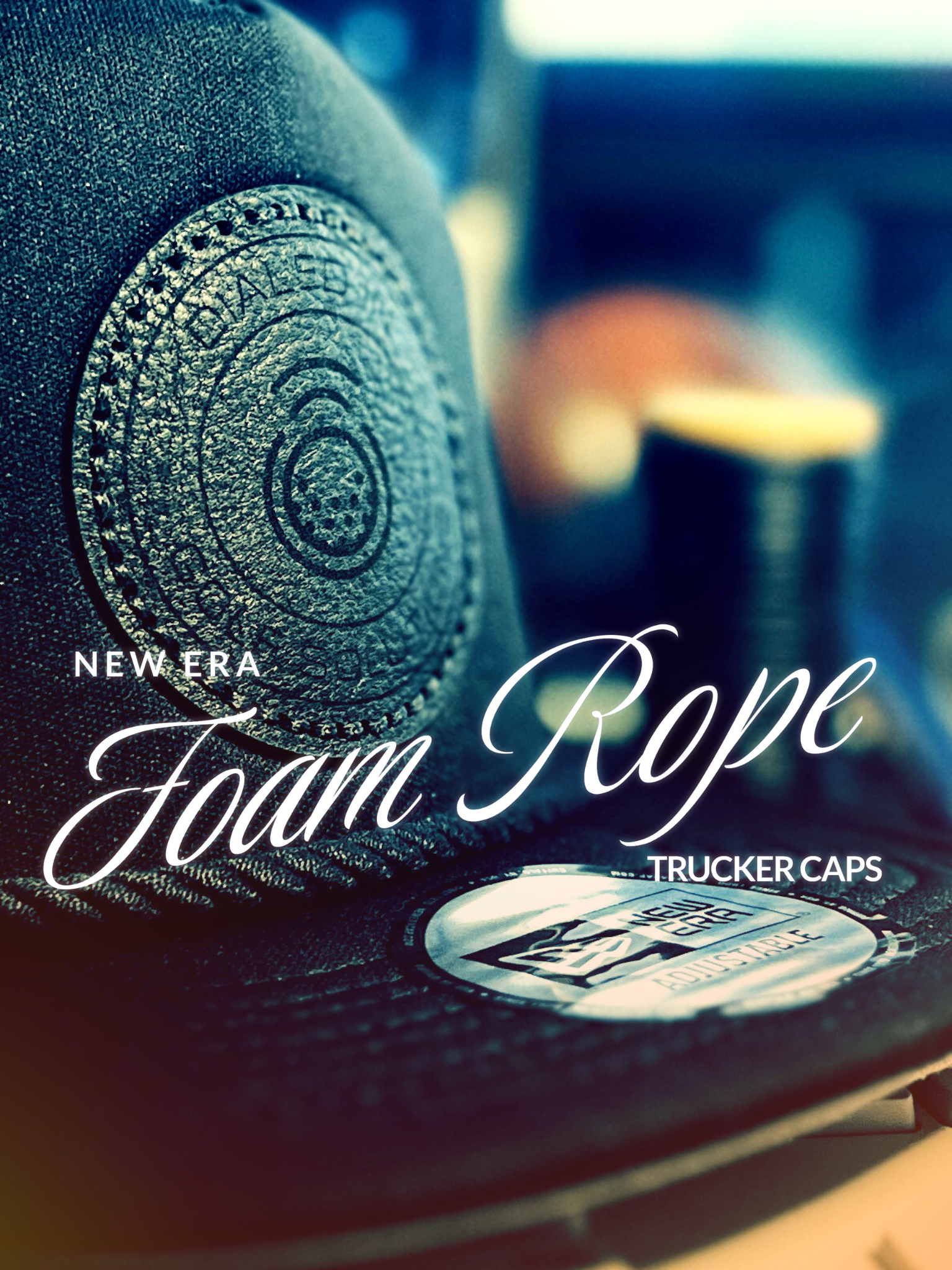New Era Foam Rope Trucker Cap - Patch Included