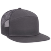 7 Panel Pro Style Mesh Back Trucker Snapback Hat - Custom Patch Ready