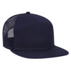 7 Panel Pro Style Mesh Back Trucker Snapback Hat - Custom Patch Ready