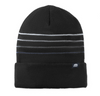 TravisMathew Striped Cuffed Beanie - Black