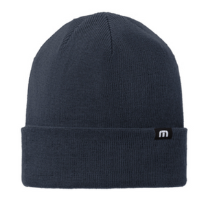 TravisMathew Solid Cuffed Beanie - Blue Nights