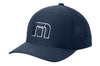 TravisMathew Front Icon Cap - Blue Nights with 3D Embroidered Logo
