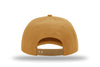The Back View of a Richardson 5-Panel Relaxed Gramps in Wheat