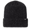 A black heather Nike Terra Beanie