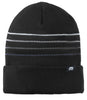 Black TravisMathew Striped Cuffed Beanie