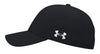 Under Armour Team Blitzing Cap in black with white embroidered UA side logo.