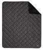 Eddie Bauer® Quilted Insulated Fleece Blanket in Grey Steel and Black