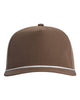 Espresso brown cap with white rope feature