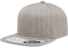 Flexfit 110F structured foam-front snapback offering bold logo visibility, ideal for laser-engraved leather patches.