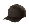 Flexfit 5001 V-Flexfit cotton twill cap in brown, side view