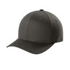 Flexfit 5001 V-Flexfit cotton twill cap in dark grey, side view