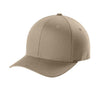 Flexfit 5001 V-Flexfit cotton twill cap in khaki, side view