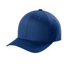 Flexfit 5001 V-Flexfit cotton twill cap in royal, side view