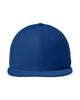 New Era NE404 diamond era flat bill snapback hat in Flag Royal with custom laser engraved Hermann Oak leather patch