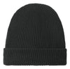 North Face Circular Rib Beanie in TNF Black - custom branded beanie