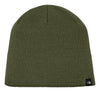 North Face Mountain Beanie in Burnt Olive Green - custom branded beanie