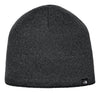 North Face Mountain Beanie in TNF Dark Grey Heather - custom branded beanie