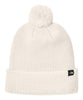 North Face Pom Beanie in Vintage White - custom branded beanie