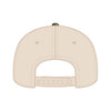 OTTO CAP 31-069 5 panel mid profile cap in 018cpa/natural, back view