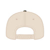 OTTO CAP 31-069 5 panel mid profile cap in 021cpb/natural, back view